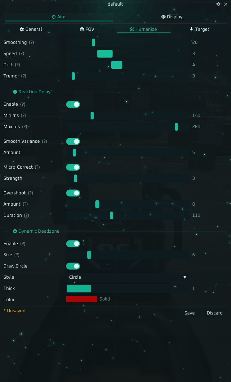 Apex Suite menu — tab 3