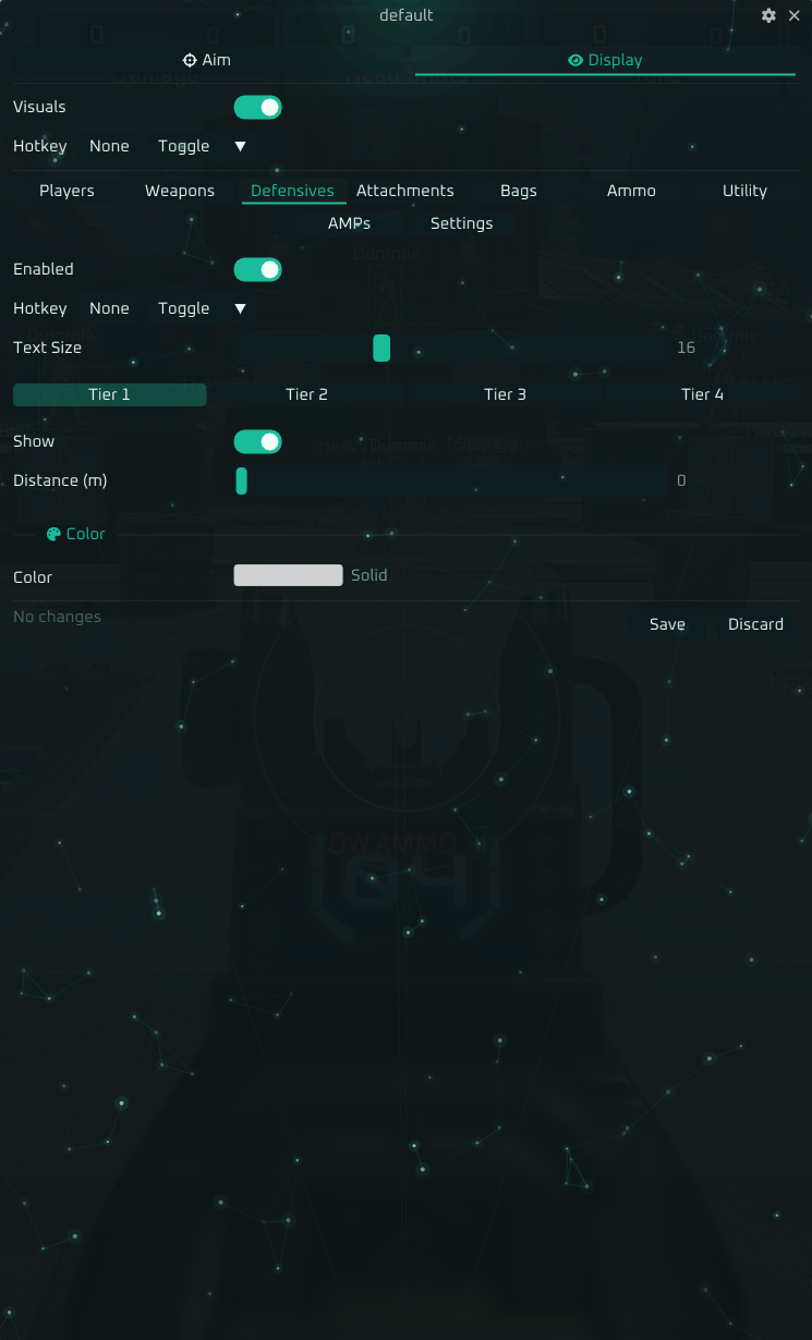 Apex Suite menu — tab 7